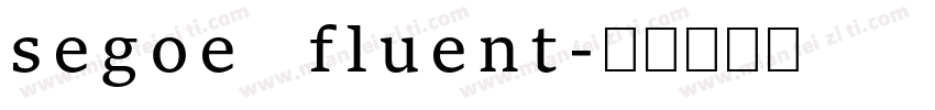 segoe fluent字体转换